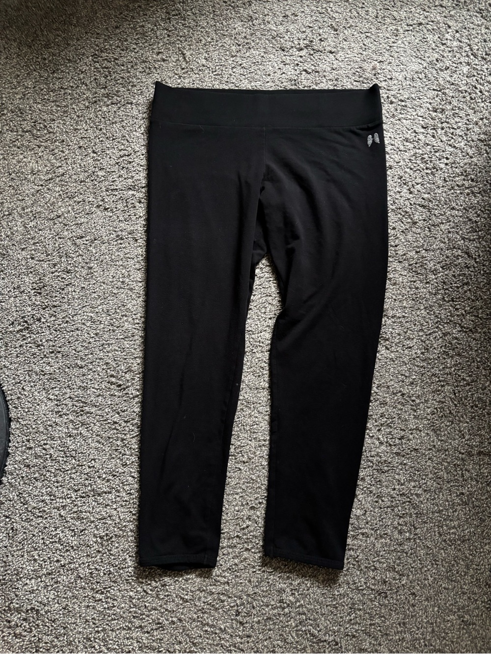 Victoria's Secret Black Leggings w Back design